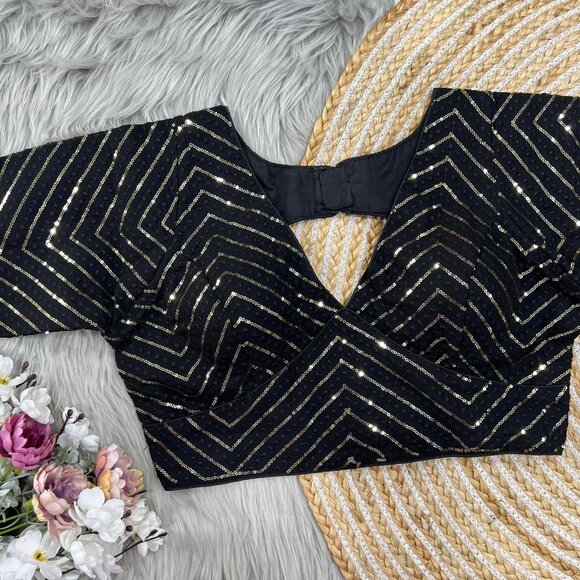 Fancy Partywear Blouse - Picture 6 of 13